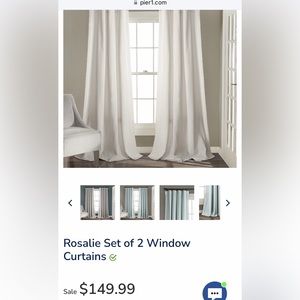 Lush Decor Rosalie curtains 95”